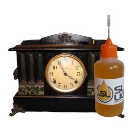 Ingraham Slick Liquid Lube Bearings BEST 100% Synthetic Oil for Antique Ingraham Clocks - With Long Flex Tip