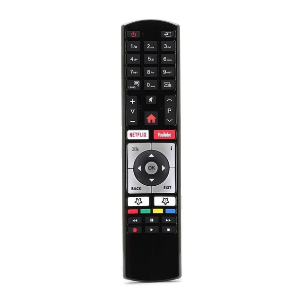 RC4318P Replacement Remote Control for Telefunken Finlux Edenwood Kendo Vestel