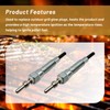 Memiuyelay 2Pcs Glow Plug Fit for Weber SmokeFire EX4 EX6