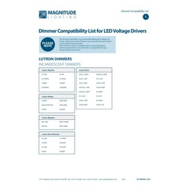 Magnitude Dimmable LED Driver Solidrive Transformer Hardwired Under Cabinet Lighting 24V 96 Watt CVD96L24DC - Inspired LED