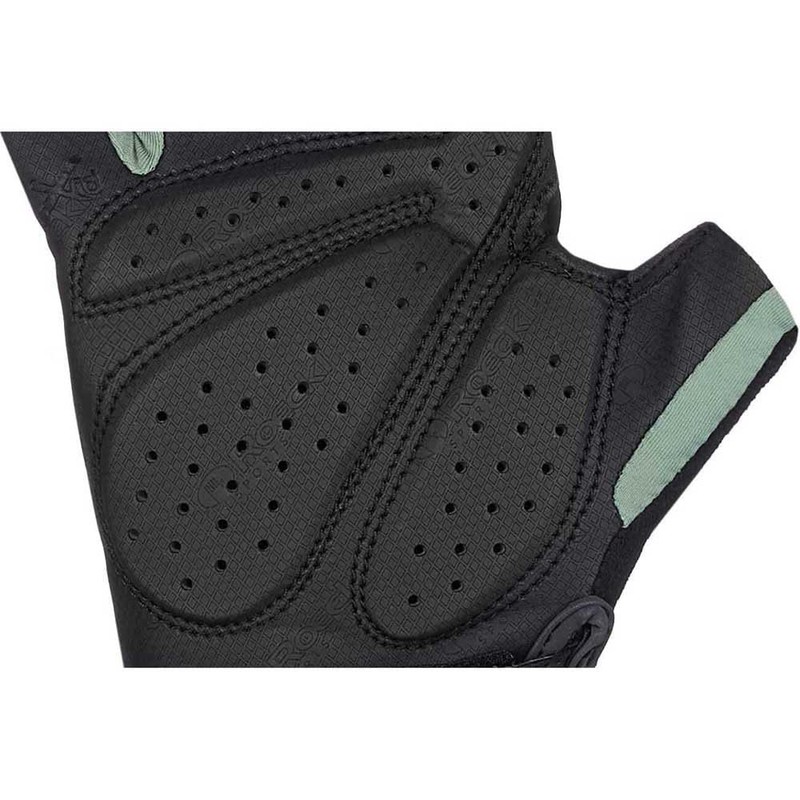 Roeckl Davilla Women's Cycling Gloves Short Green 2023: Size: 7.5