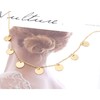 Aisansty Dainty Layered Gold Coin Choker Necklace Handmade Simple Discs