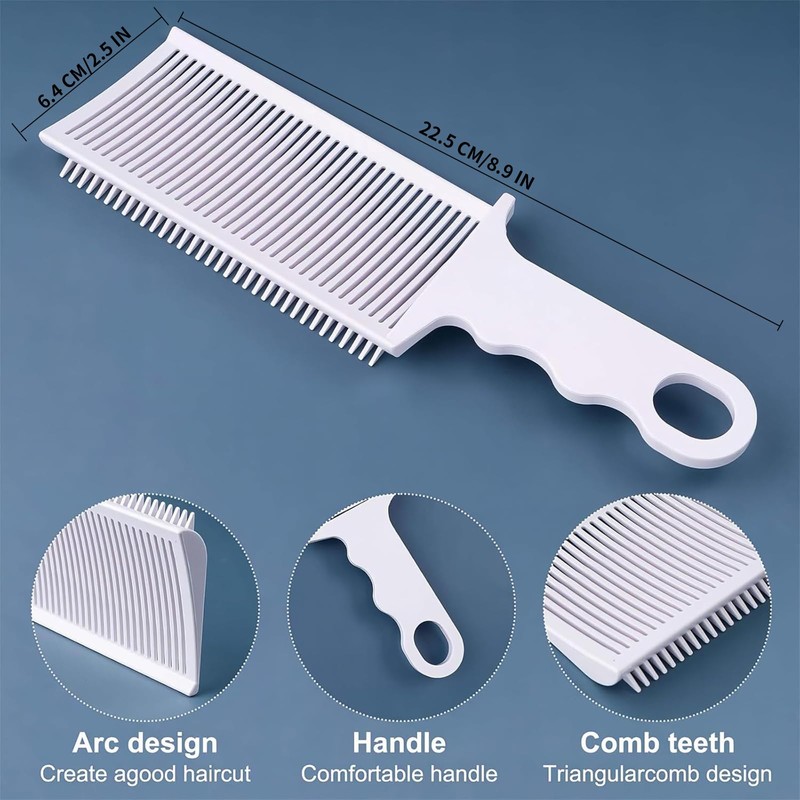 Itadaku 3-Pack Fade Comb Set, Curved Fade & Positioning Comb