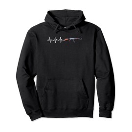Heartbeat Weapon of choice AK47 Weaponry, Toy guns Gun Pullover Hoodie