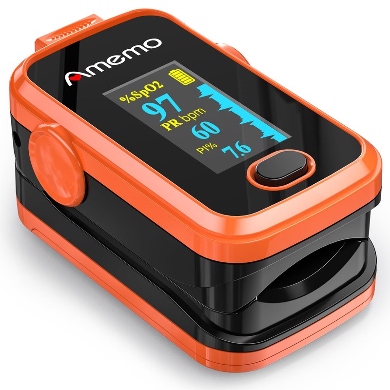 Pulse Oximeter,OLED Display Oxygen Monitor Fingertip,Blood Oxygen Saturation Monitor(SpO2) with