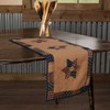 VHC Brands Primitive Tabletop Kitchen Patriotic Patch Cotton Patchwork Star