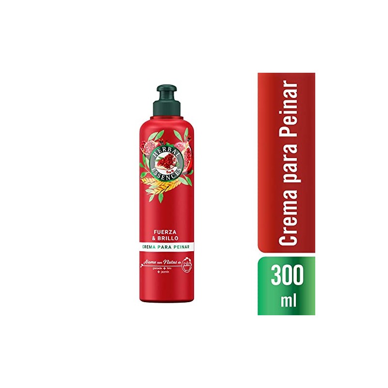 Herbal Essences Crema para Peinar Granada y Proteína Vegana 300