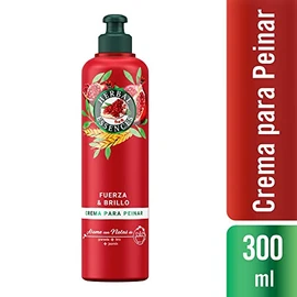 Herbal Essences Crema para Peinar Granada y Proteína Vegana 300 ml - Fuerza y Brillo