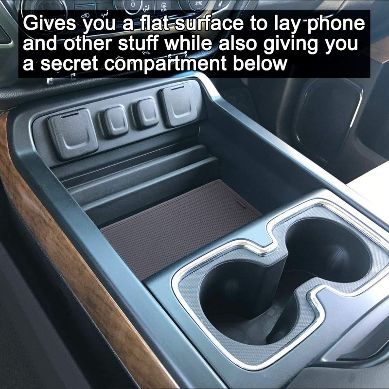JKCOVER Center Console Organizer Compartment Cover Compatible with 2014 2015