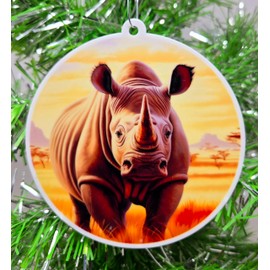 Rhinoceros Ornament