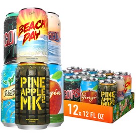 Sodi | Better For You Sparkling Soda Pop | Zero Sugar | Zero Caffeine | Zero Colors or Dyes | Gluten Free | Naturally Flavored | 12fl oz, Pack of 12 (12pk, Six Flavor Variety)