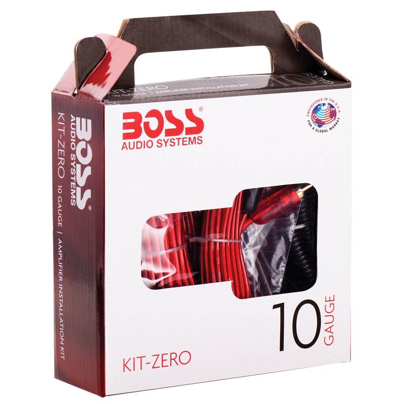 BOSS Audio KIT-Zero 10 Gauge Amplifier Installation Kit