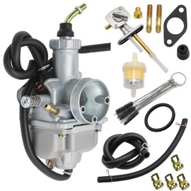 Anxingo Carburetor Replacement for Yamaha Moto 4 YFM225 YFM 225 ATV Carb 1986 1987 1988 with Fuel Petcock Switch Timberwolf 250 YFB250 Carb 59V-14101-00-00
