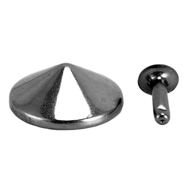 100pcs Mushroom Rivets Multipurpose Double Cap Mushroom Rivets for Belts