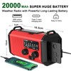 Leaton Emergency Radio NOAA Weather Radio Hand Crank & Solar