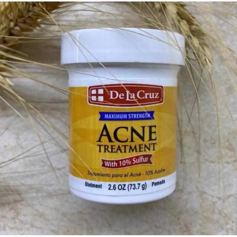 Pomada De La Cruz Sulfur Azufre Acne 73.7gr
