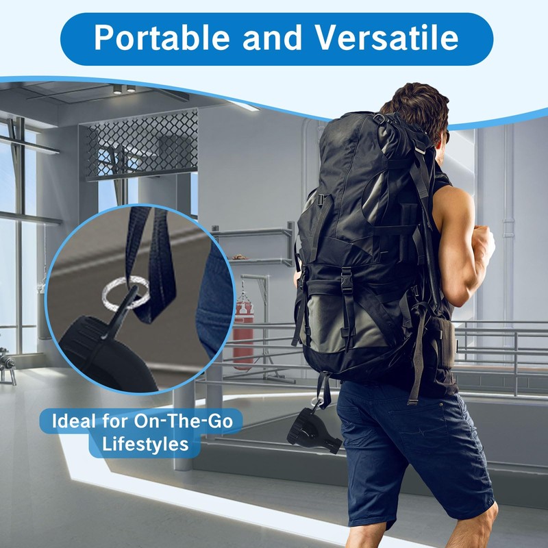 YAFIYGI Protein Funnel Container To Go - 2Pcs Keychain Supplement
