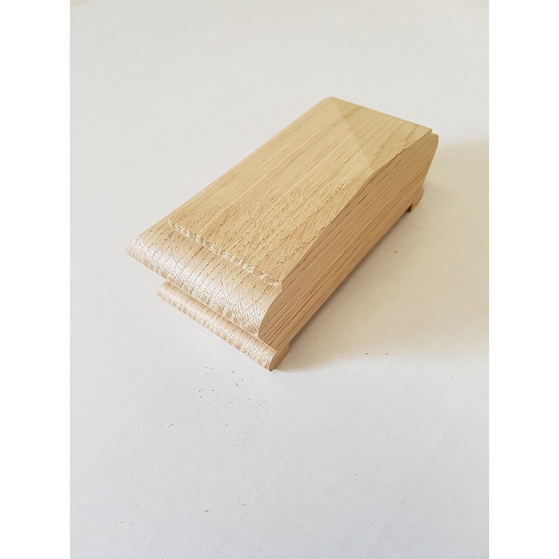 Solid Oak Pyramid Style Stair Newel Caps Rebate to fit