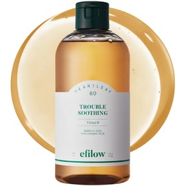 Epilow Houttuynia cordata 80 Hyalusica Trouble Soothing Toner, 300ml, 1 pc / 에필로우 어성초 80 히알루시카 트러블 수딩 토너, 300ml, 1개