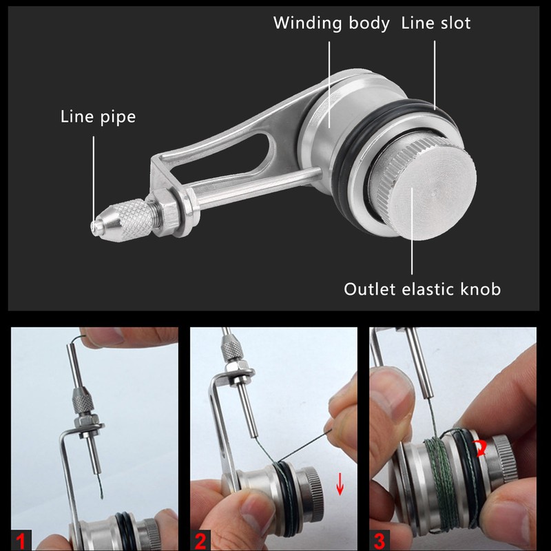 Fishing Knotting Kit Wire Knot Tool for Line Winder Assist
