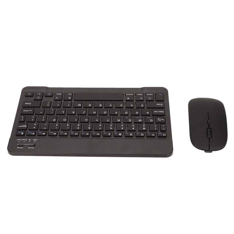 Wireless Keyboard Mouse 2.4G Bluetooth Dual Mode Rechargeable Portable External