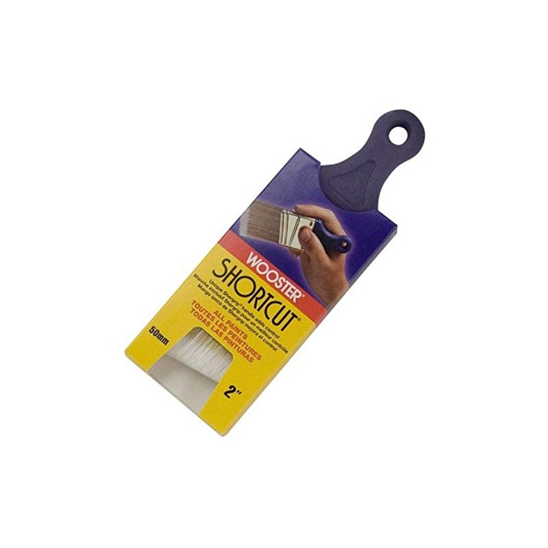 Wooster Brush Q3211-2 Shortcut Angle Sash Paintbrush, 2-Inch, White -