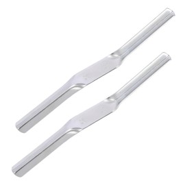Wmzjnljy 2pcs Brick Jointer Tool 1/2 inch x 5/8 inch Double End Jointer Bricklaying Mortar Finishing Tool for Builders and Bricklayers(Z136-2)