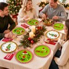 48 Pcs Christmas Elf Paper Plates 9 Inch Disposable Plates