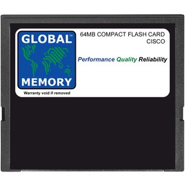 64MB COMPACT FLASH CARD MEMORY FOR CISCO 3725 ROUTER (MEM3725 – 64GB CF)