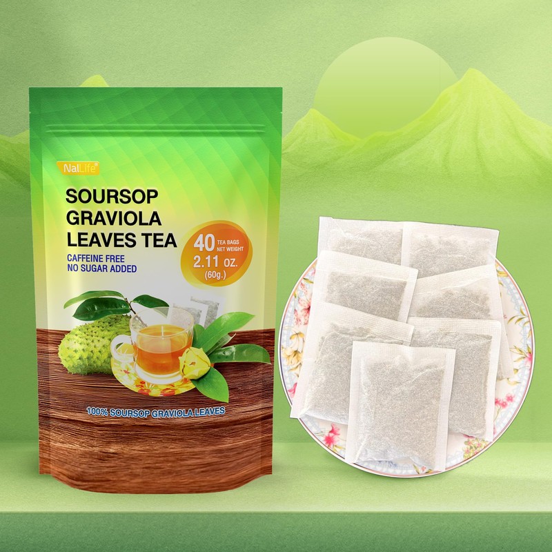 NalLife Soursop Leaves Tea pack of 40 Tea Bags