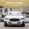 Windshield Sun Shade Compatible with Infiniti Q50 QX60 Car Front
