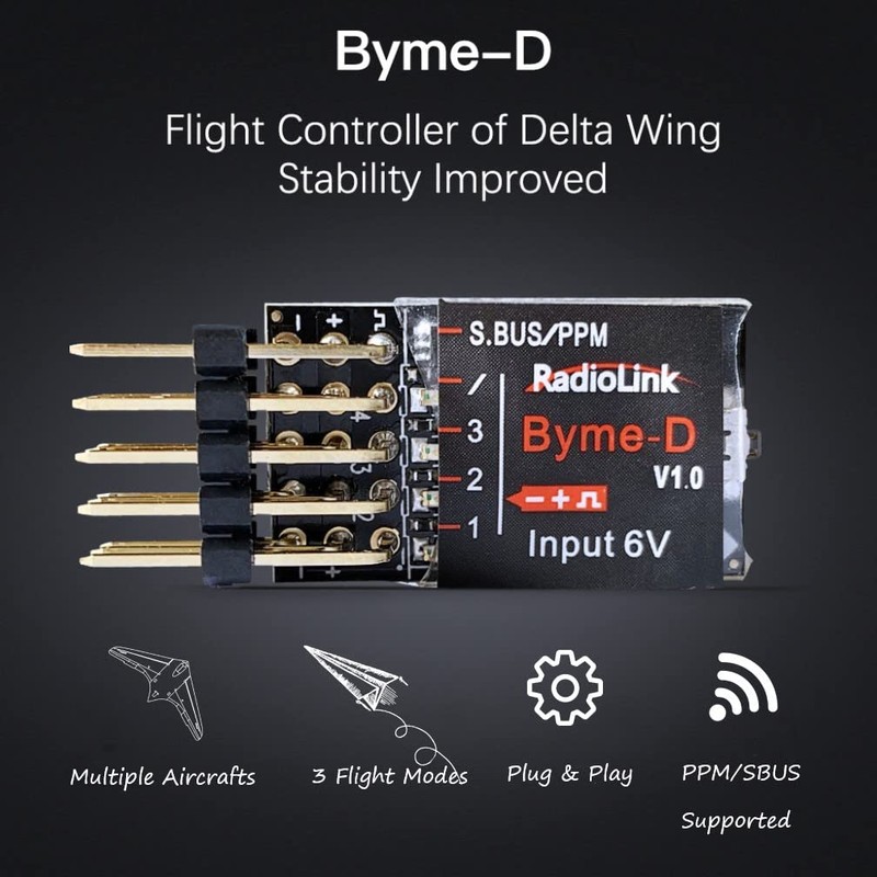 Radiolink Byme-D Stabiliser Flight Controller with Integrated Gyro 3D Fly