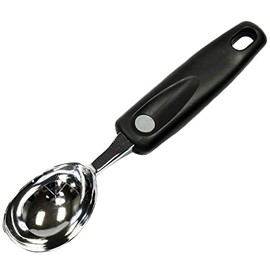 Chef Craft Select 1-Piece Heavy Duty Ice Cream Scoop, 8 inch, Black and Chrome