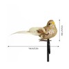 Imitation Feather Bird Multipurpose Fade Resistant Fake Feather Bird Ornament