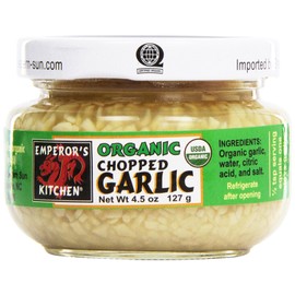 Emperor's Kitchen Condiments, Chopped Garlic, 4.5 oz