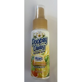 Wizard Huge Lot of 12 Poopsy Daisy Pre-Poo Spray By Wizard 2oz each ~ Citrus Scent
