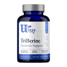 Utzy Naturals TriBerine | 1,000 mg of Full Spectrum Berberine | 60 Capsules