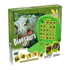 Top Trumps Match Game Dinosaurs - Family Board Games for Kids and Adults - Matching Game and Memory Game - Fun Two Player Kids Games - Memories and Learning, Board Games for Kids 4 and up