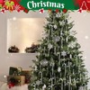 Christmas Candy Cane, Candy Cane Pendant, Christmas Cane Decoration, Clear