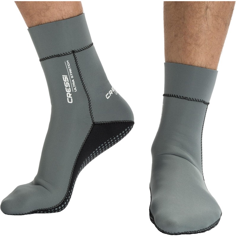 Cressi Ultra Stretch Neoprene Socks 1.5mm Unisex Adults Double Lined