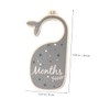 DOITOOL 14pcs Wooden Closet Dividers Whale-shaped Nursery Organizer for Clothes