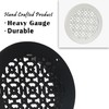 Achtek 10" Duct (12" Round Overall Size) Solid Cast Aluminum