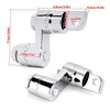 Adjustable Motorcycle Floorboards Front Footboard Pedals Foot Pegs for Harley