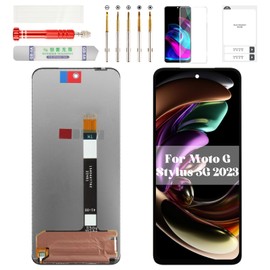 for Moto G Stylus 5G 2023 Screen Display for Moto G Stylus 5G 2023 LCD Screen Replacement Digitizer for Motorola XT2315-4 Screen Assembly Touch Without Frame XT2315-1 Black (Only for 5g Version)