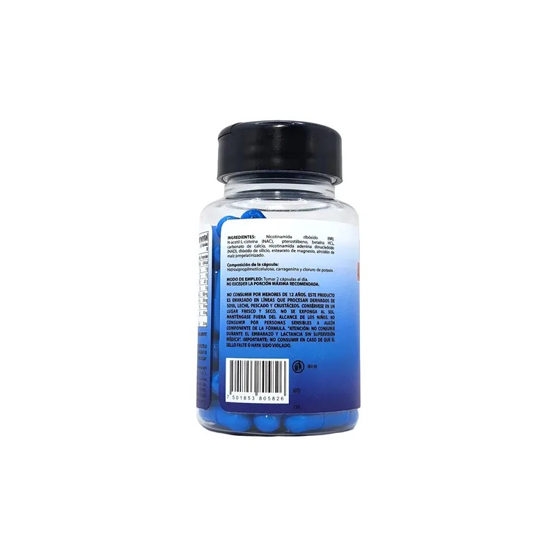 All Nature Nad Función Cognitiva Capsulas 750mg Sabor