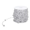 1 Roll Pearl Beads Chain Artificial Pearl Strand Trim String