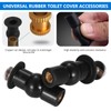 Tenbrachian 8 Pcs Toilet Seat Fittings and Fixtures, Universal Heavy