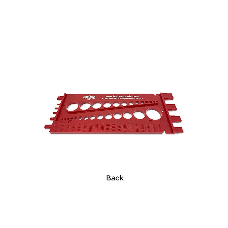 Screw Bolt Nut Thread Measure Gauge Size Checker (Inch Standard