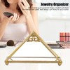 Mirror Jewelry Tray Glass Perfume Storage Tray Jewelry Plate Golden
