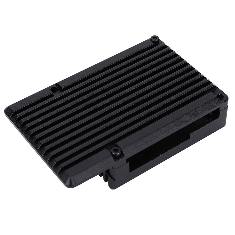 Motherboard Shell Box Black Aluminium Alloy Fit for RaspberryPi 3